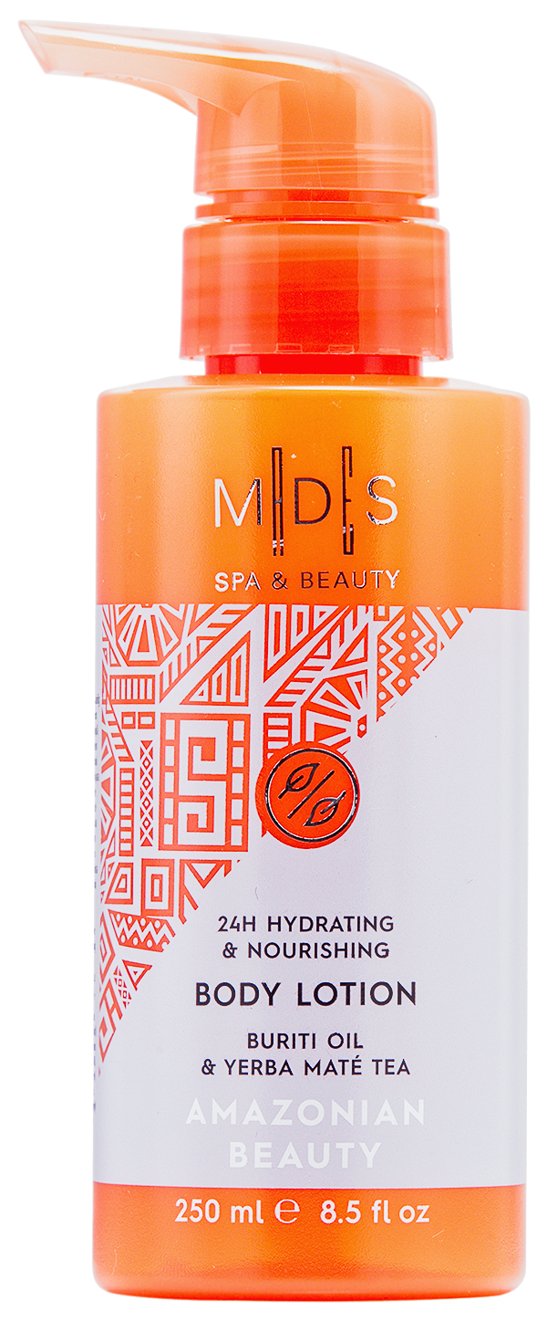 Подарунковий набір: гель для душу, лосьйон для тіла, крем для рук та нігтів AMAZONIAN BEAUTY yerba mate tea & guarana seed