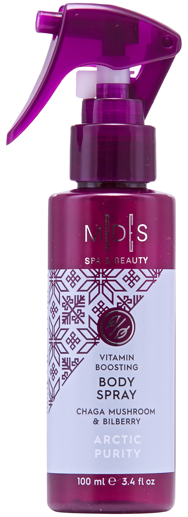 Спрей для тіла ARCTIC PURITY chaga mushroom & bilberry