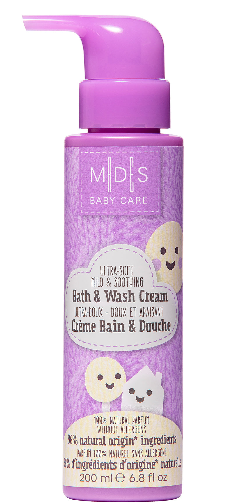 Кремовий засіб для купання 96% - ROSE WATER & OAT EXTRACT