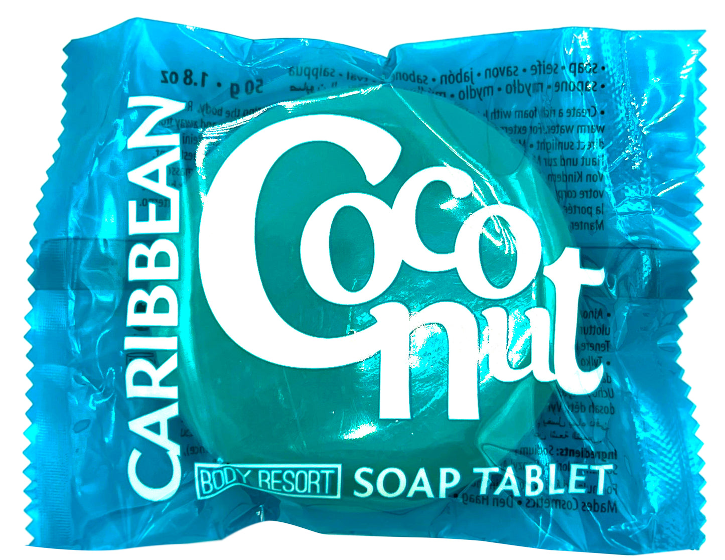 Набір: гель для душу, шампунь, мило, крем для рук CARIBBEAN COCONUT