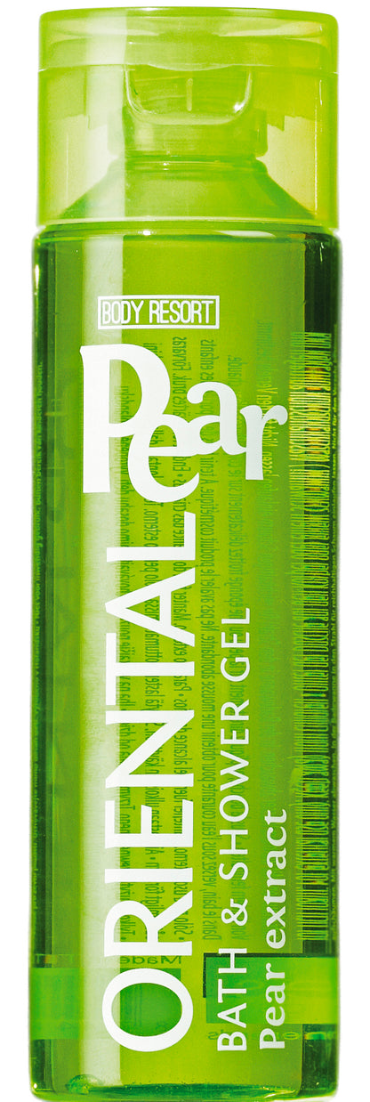 Набір: гель для душу, скраб для тіла, мило, крем для рук ORIENTAL PEAR