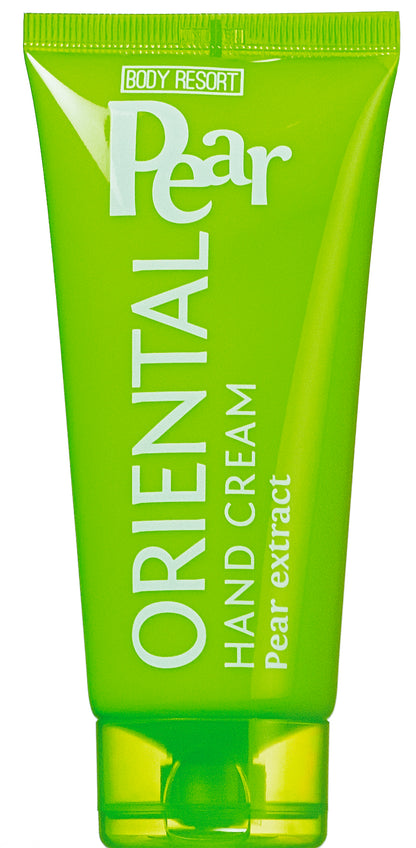 Набір: гель для душу, скраб для тіла, мило, крем для рук ORIENTAL PEAR